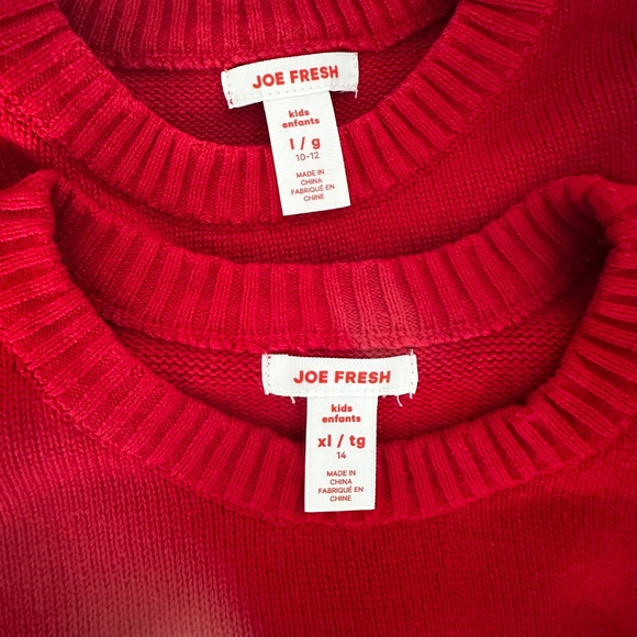 Joe Fresh Christmas Holiday LOVE sweaters - Picture 4 of 4